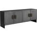 Viserys 72 X 18 inch Antique Silver / Black Sideboard